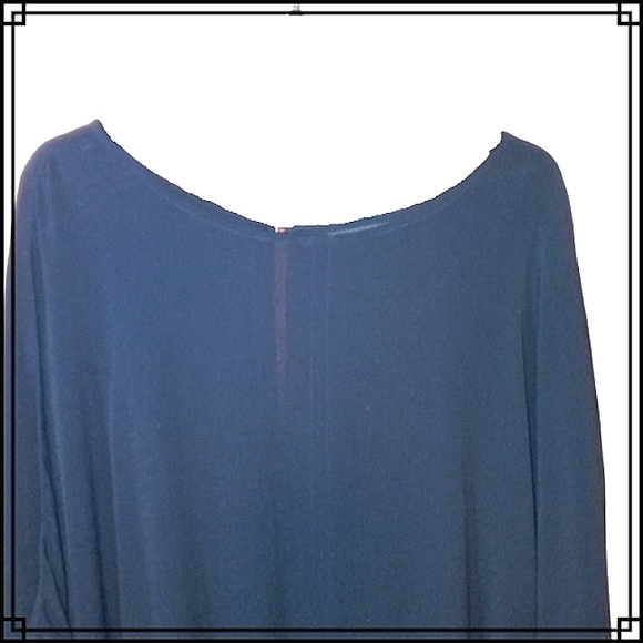 Lane Bryant Black Slouchy, Flowy Short Sleeve Top Blouse Size 22/24 - Picture 3 of 7